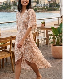 RIP CURL（リップカール）の「【RIPCURL（リップカール）】LUNAR TIDES レディース　ラップドレス（ワンピース）」