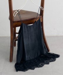 PUAL CE CIN（ピュアルセシン）の「【＠noricorico102企画】サテン×レース レイヤードキャミソール（キャミソール）」