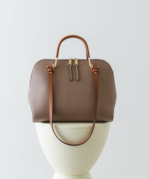 RODE SKO（ロデスコ）の「『インフルエンサーayaさんコラボ』プチ2WAYハンドバッグ（ハンドバッグ・レディース・ライトベージュ/ブルー系その他/モカ・ONE）」の2枚目の写真