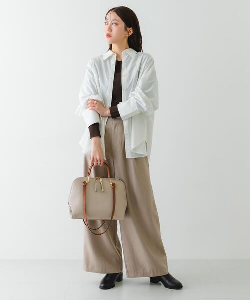 RODE SKO（ロデスコ）の「『インフルエンサーayaさんコラボ』プチ2WAYハンドバッグ（ハンドバッグ・レディース・ライトベージュ/ブルー系その他/モカ・ONE）」の10枚目の写真