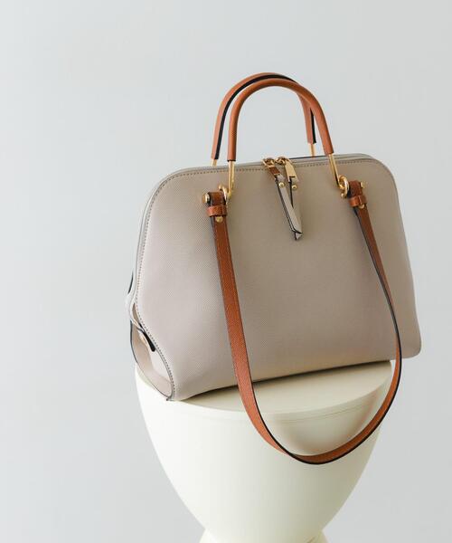 RODE SKO（ロデスコ）の「『インフルエンサーayaさんコラボ』プチ2WAYハンドバッグ（ハンドバッグ・レディース・ライトベージュ/ブルー系その他/モカ・ONE）」の14枚目の写真