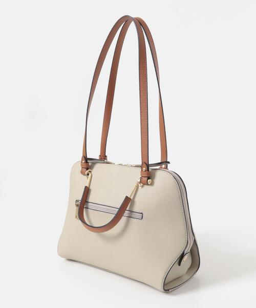 RODE SKO（ロデスコ）の「『インフルエンサーayaさんコラボ』プチ2WAYハンドバッグ（ハンドバッグ・レディース・ライトベージュ/ブルー系その他/モカ・ONE）」の17枚目の写真