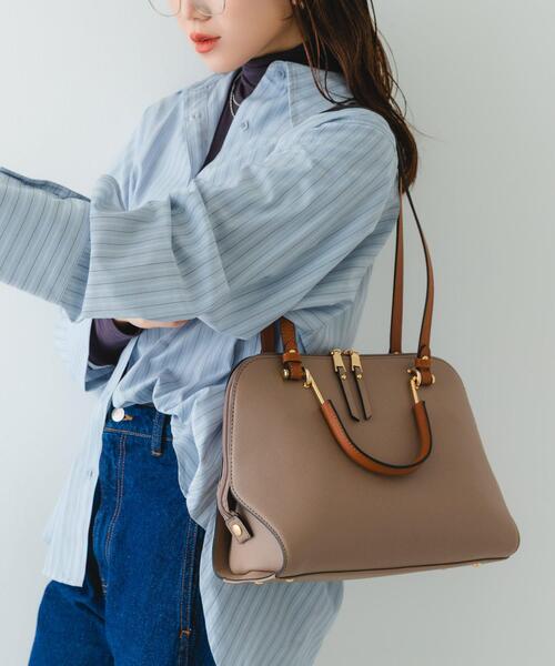 RODE SKO（ロデスコ）の「『インフルエンサーayaさんコラボ』プチ2WAYハンドバッグ（ハンドバッグ・レディース・ライトベージュ/ブルー系その他/モカ・ONE）」の22枚目の写真