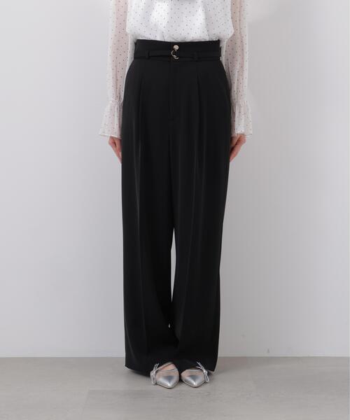 PROPORTION BODY DRESSING(プロポーションボディドレッシング)の「ベルト付きワイドパンツ / 1216130209(その他パンツ・レディース・オフホワイト/ブラック・MEDIUM/P/S)」の15枚目の写真
