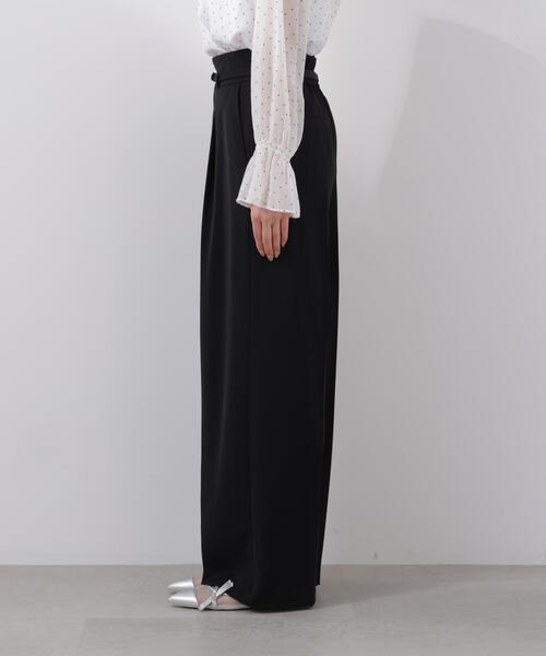 PROPORTION BODY DRESSING(プロポーションボディドレッシング)の「ベルト付きワイドパンツ / 1216130209(その他パンツ・レディース・オフホワイト/ブラック・MEDIUM/P/S)」の16枚目の写真