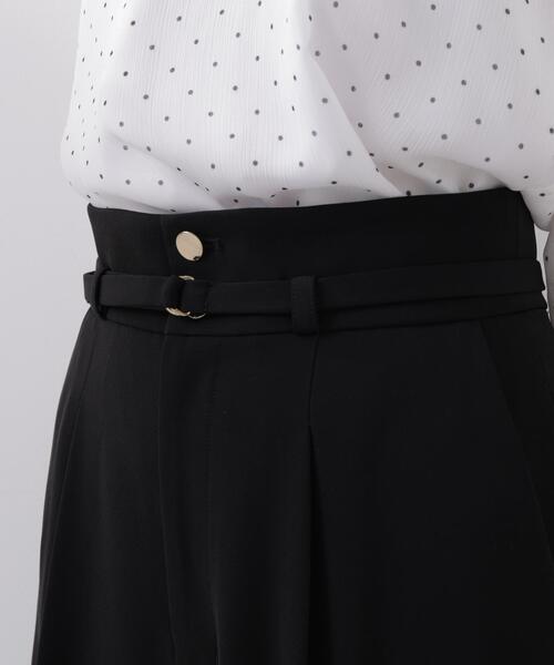 PROPORTION BODY DRESSING(プロポーションボディドレッシング)の「ベルト付きワイドパンツ / 1216130209(その他パンツ・レディース・オフホワイト/ブラック・MEDIUM/P/S)」の20枚目の写真