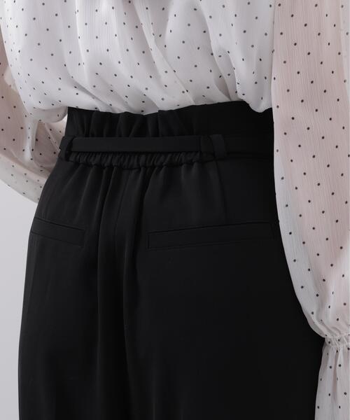 PROPORTION BODY DRESSING(プロポーションボディドレッシング)の「ベルト付きワイドパンツ / 1216130209(その他パンツ・レディース・オフホワイト/ブラック・MEDIUM/P/S)」の21枚目の写真