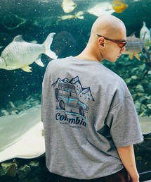 Columbia（コロンビア）の「columbia コロンビア リラックスフィットラッシュユーティリティショートスリーブTシャツ ムラサキ限定 PM0938（Tシャツ/カットソー）」