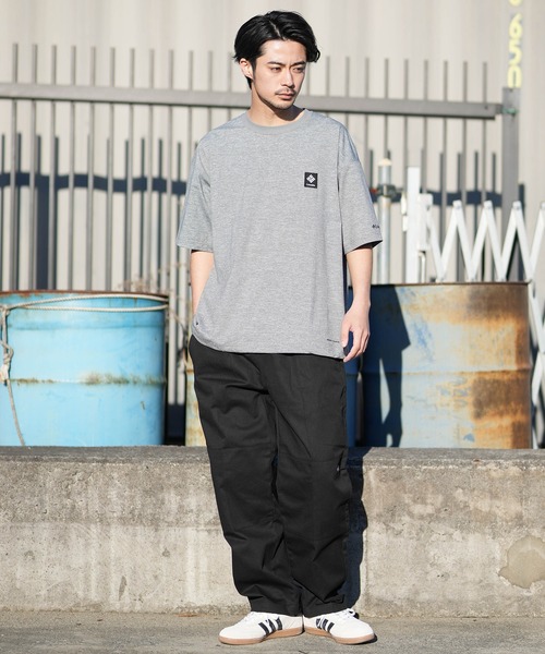 Columbia（コロンビア）の「columbia/コロンビア リラックスフィットラッシュユーティリティショートスリーブTシャツ ムラサキ限定 PM0938（Tシャツ/カットソー・メンズ・杢グレー/ホワイト×イエロー/ブラック×グレー・M/S/XL/L）」の19枚目の写真