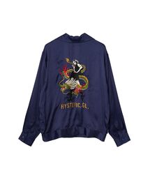 HYSTERIC GLAMOUR | DRAGON FLAME刺繍 スーベニアシャツ(シャツ/ブラウス)