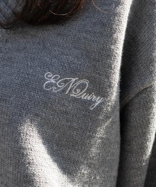 WEGO（ウィゴー）の「WEGO/【26年春新作】シャツドッキングニットプルオーバー（ニット/セーター・レディース・杢グレー/ネイビー・FREE）」の21枚目の写真