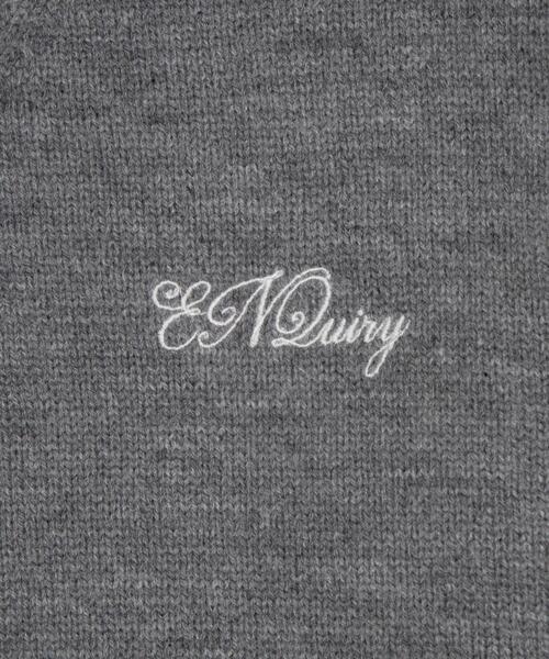 WEGO（ウィゴー）の「WEGO/【26年春新作】シャツドッキングニットプルオーバー（ニット/セーター・レディース・杢グレー/ネイビー・FREE）」の16枚目の写真