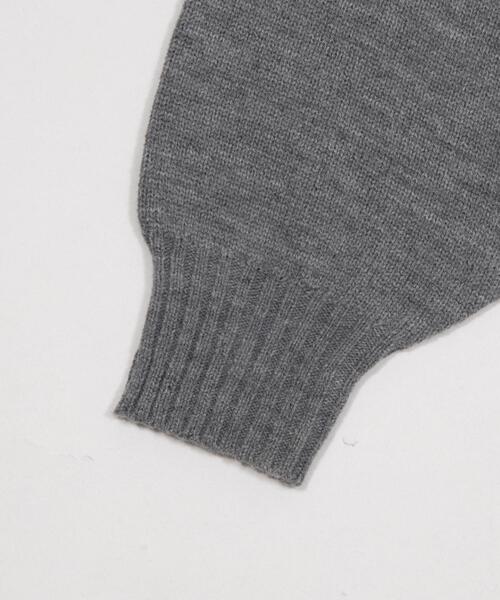 WEGO（ウィゴー）の「WEGO/【26年春新作】シャツドッキングニットプルオーバー（ニット/セーター・レディース・杢グレー/ネイビー・FREE）」の3枚目の写真