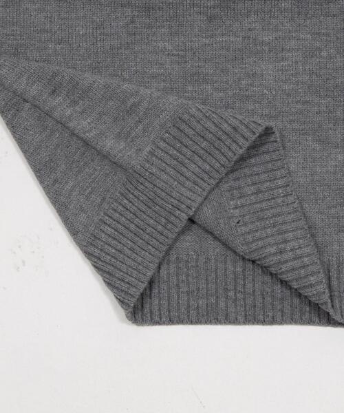 WEGO（ウィゴー）の「WEGO/【26年春新作】シャツドッキングニットプルオーバー（ニット/セーター・レディース・杢グレー/ネイビー・FREE）」の4枚目の写真