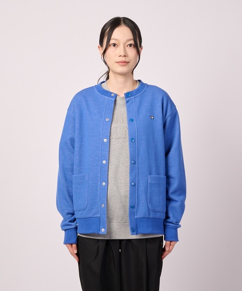Arnold Palmer(アーノルドパーマー)の「カノコダブルフェイス シェア クルーネック カーディガン(カーディガン/ボレロ・レディース・ブラック/ライトグレー/ブルー・S/XS/M/L/LL)」の12枚目の写真