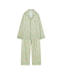 LUNALUZ STUDIO（ルナルス）の「男性ローズデュオモーダルコットン長袖カラー ネック2ピースパジャマ（ルームウェア/パジャマ）」