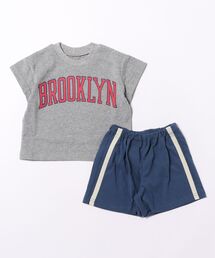 BREEZE | 【WEB限定】カレッジプリントセットアップ_ジュニア対応(セットアップ)