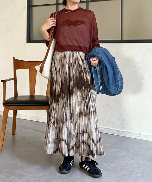 un dix cors(アンディコール)の「ニュアンスプリーツスカート(スカート・レディース・ブラック・FREE)」の13枚目の写真