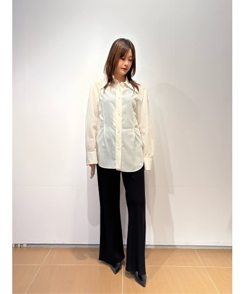 COLUMN（コラム）の「COLUMN / シェイプシャツ＜PERMANENT＞（シャツ/ブラウス・レディース・ホワイト・36/38）」の7枚目の写真