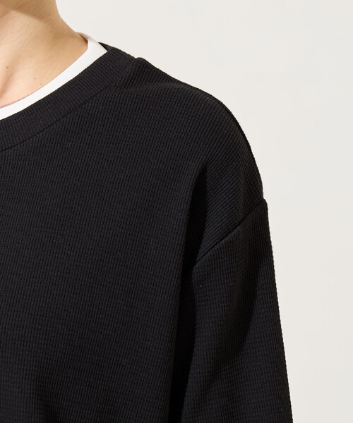 FREAK'S STORE（フリークスストア）の「限定展開　タック リブ レイヤード ボタン カーディガン（カーディガン/ボレロ・レディース・グレー/レッド/ブラウン/ブラック・ﾌﾘ-）」の11枚目の写真