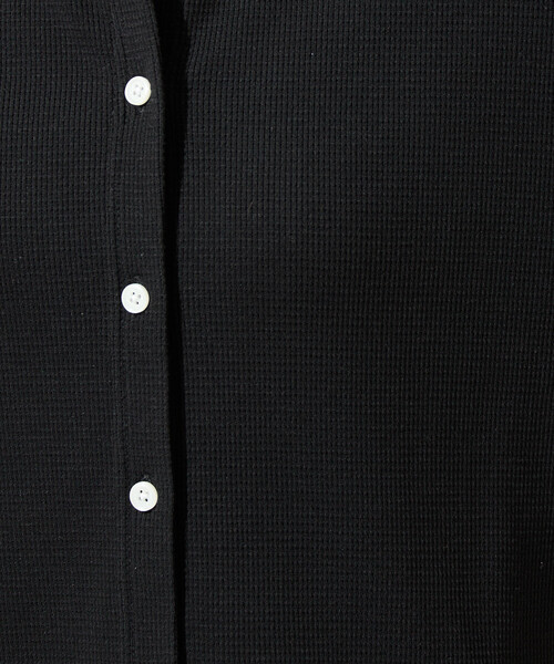 FREAK'S STORE（フリークスストア）の「限定展開　タック リブ レイヤード ボタン カーディガン（カーディガン/ボレロ・レディース・グレー/レッド/ブラウン/ブラック・ﾌﾘ-）」の5枚目の写真