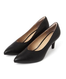 GLOBAL WORK | 7cmヒール/らくっション撥水ヒールパンプス/632747(パンプス)
