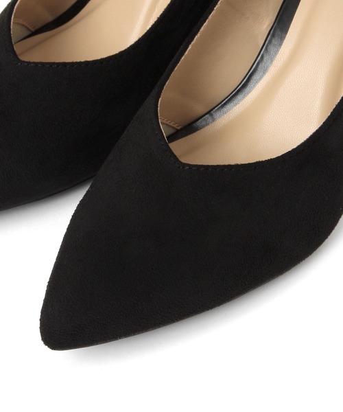 GLOBAL WORK（グローバルワーク）の「7cmヒール/らくっション撥水ヒールパンプス/632747（パンプス・レディース・ブラック/ブラック系その他/ホワイト系その他3・LARGE/MEDIUM）」の13枚目の写真