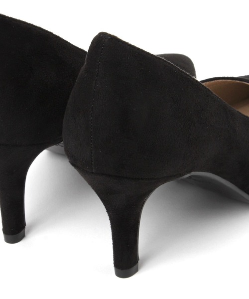 GLOBAL WORK（グローバルワーク）の「7cmヒール/らくっション撥水ヒールパンプス/632747（パンプス・レディース・ブラック/ブラック系その他/ホワイト系その他3・LARGE/MEDIUM）」の14枚目の写真