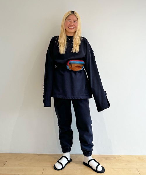 HOLIDAY（ホリデイ）の「HOLIDAY PACKABLE MINI WAIST BAG (CRAZY) ホリデイパッカブルミニウエストバッグ (クレイジー)（ボディバッグ/ウエストポーチ・レディース・マルチ・ONE SIZE）」の9枚目の写真