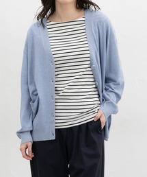 Honeys（ハニーズ）の「【UVカット・ウォッシャブル・花粉リリース加工】花粉対策Vネックカーディガン（カーディガン/ボレロ）」