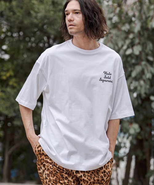 CAMBIO（カンビオ）の「mt10269- ビッグシルエットプリントT（Angels） Tシャツ(CASD-175)（Tシャツ/カットソー・メンズ・セージグリーン/サンドベージュ/ホワイト・XL/L/M/S）」の4枚目の写真