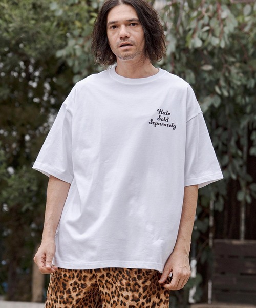 CAMBIO（カンビオ）の「mt10269- ビッグシルエットプリントT（Angels） Tシャツ(CASD-175)（Tシャツ/カットソー・メンズ・セージグリーン/サンドベージュ/ホワイト・XL/L/M/S）」の5枚目の写真