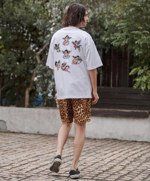 CAMBIO（カンビオ）の「mt10269- ビッグシルエットプリントT（Angels） Tシャツ(CASD-175)（Tシャツ/カットソー・メンズ・セージグリーン/サンドベージュ/ホワイト・XL/L/M/S）」の6枚目の写真