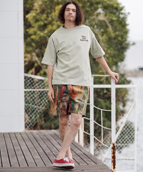 CAMBIO（カンビオ）の「mt10269- ビッグシルエットプリントT（Angels） Tシャツ(CASD-175)（Tシャツ/カットソー・メンズ・セージグリーン/サンドベージュ/ホワイト・XL/L/M/S）」の13枚目の写真