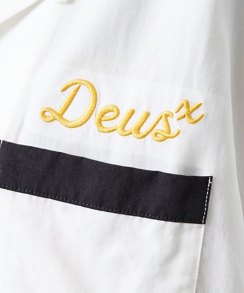 DEUS EX MACHINA(デウスエクスマキナ)の「【Deus Ex Machina / デウスエクスマキナ】ボーリングシャツ / 半袖シャツ/ ユニセックス(シャツ/ブラウス・メンズ・アイボリー/ブラック・M/S)」の16枚目の写真