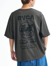 RVCA メンズ RIDE FREE SS Tシャツ 【2026年春夏モデル】/ルーカバックプリント半袖Tシャツ