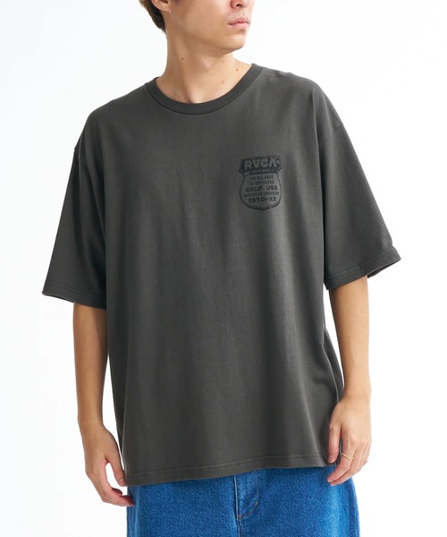 RVCA(ルーカ)の「RVCA メンズ RIDE FREE SS Tシャツ 【2026年春夏モデル】/ルーカバックプリント半袖Tシャツ(Tシャツ/カットソー・メンズ・ベージュ系その他2/ホワイト/ブラック系その他・X-LARGE/LARGE/MEDIUM/SMALL)」の5枚目の写真