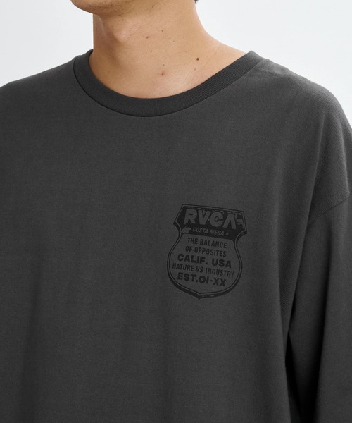 RVCA(ルーカ)の「RVCA メンズ RIDE FREE SS Tシャツ 【2026年春夏モデル】/ルーカバックプリント半袖Tシャツ(Tシャツ/カットソー・メンズ・ベージュ系その他2/ホワイト/ブラック系その他・X-LARGE/LARGE/MEDIUM/SMALL)」の6枚目の写真