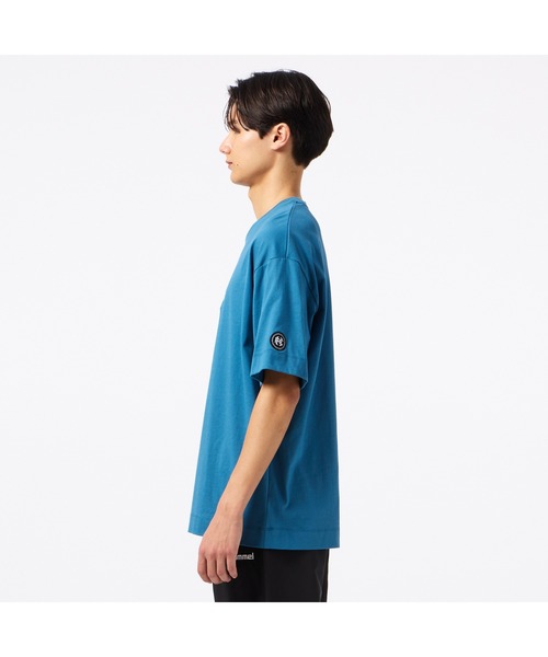 hummel（ヒュンメル）の「hummel/ヒュンメル H.FC ﾛｺﾞTｼｬﾂ（Tシャツ/カットソー・レディース・ブルー/ブラック/ホワイト・L/XL/M）」の7枚目の写真