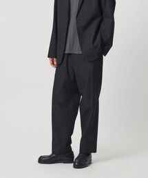 BEAUTY&YOUTH UNITED ARROWS | KOMATSU PACK 1プリーツ イージー ワイド テーパード パンツ NO.9 セットアップ対応 撥水 ウォッシャブル(その他パンツ)