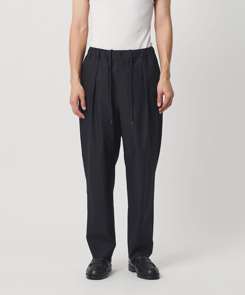 BEAUTY&YOUTH UNITED ARROWS(ビューティーアンドユースユナイテッドアローズ)の「KOMATSU PACK 1プリーツ イージー ワイド テーパード パンツ NO.9 セットアップ対応 撥水 ウォッシャブル(その他パンツ・メンズ・ダークグレー/ネイビー/モカ・XL/L/M/S)」の20枚目の写真