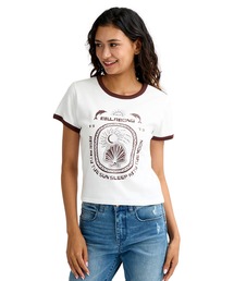 BILLABONG/ビラボン 半袖 Tシャツ リンガーシャツ ショート丈 BG013217
