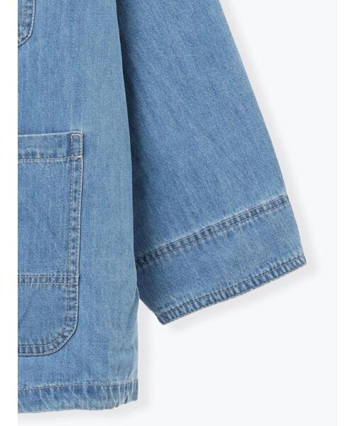 Samansa Mos2（サマンサ モスモス）の「デニムカバーオール（ブルゾン・レディース・ブルー/サックスブルー・F）」の19枚目の写真
