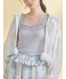 merry jenny | lace frame camisole tops(キャミソール)