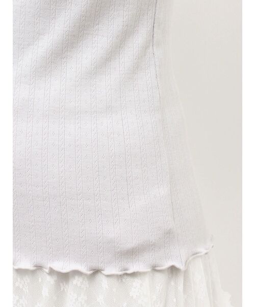 merry jenny(メリージェニー)の「lace frame camisole tops(キャミソール・レディース・オフホワイト/ピンク/ライトブルー・FREE)」の17枚目の写真