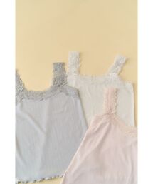 lace frame camisole tops