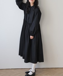 La-gemme（ラジェム）の「ギャザーデザインシャツワンピース（ワンピース）」
