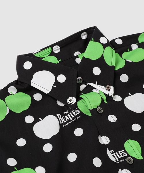 THE BEATLES 「APPLE & DOT」SHIRT BLACK（シャツ/ブラウス）｜THE