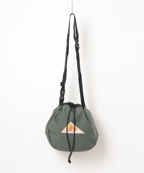 TSURUYA（ツルヤ）の「《KELTY》BIG KINCHAKU（ショルダーバッグ・メンズ・マスタード/ネイビー/セージグリーン・フリー）」の2枚目の写真