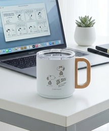 SNOOPY（スヌーピー）の「PEANUTS/ピーナッツ　モノトーンシリーズ　蓋つきステンレスマグ（グラス/マグカップ/タンブラー）」